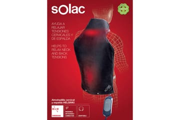 Ergonomisk Värmedyna Solac Helsinki Nacke & Ländrygg - Svart - Textilier & mattor - Kuddar & plädar - Funktionella kuddar - Vetekudde & värmekudde