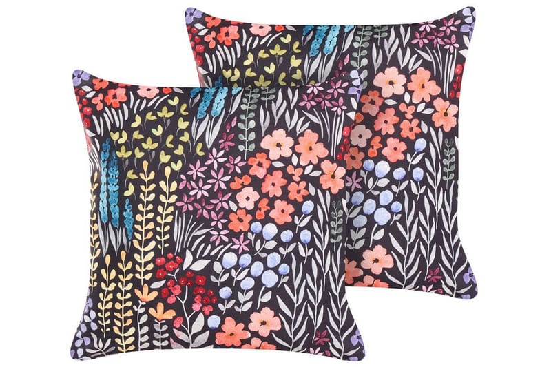 SYLVAN LAKE Utomhuskudde 45x45 cm Svart - Textilier & mattor - Kuddar & plädar - Utomhuskudde