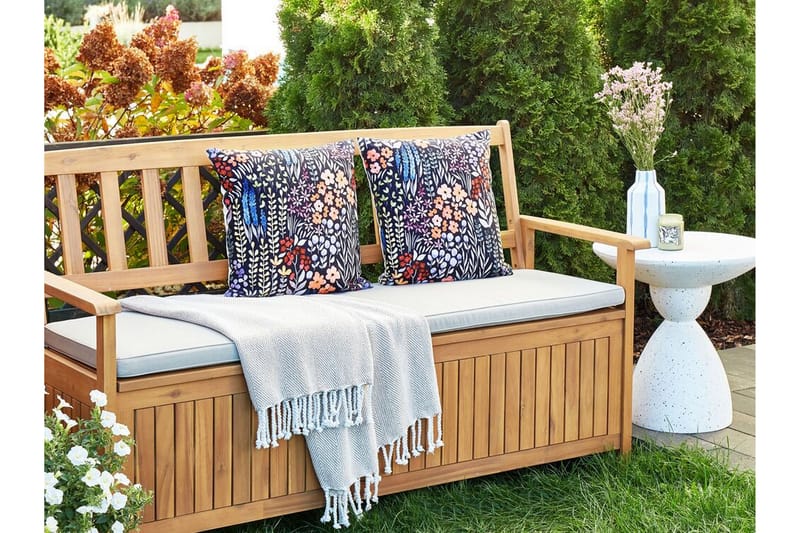 SYLVAN LAKE Utomhuskudde 45x45 cm Svart - Textilier & mattor - Kuddar & plädar - Utomhuskudde