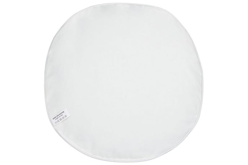 TREPUZZI Utomhuskudde 40 cm Rund 2 st Vit/Rosa - Textilier & mattor - Kuddar & plädar - Utomhuskudde