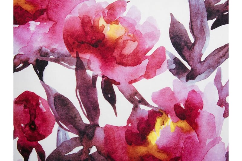 TREPUZZI Utomhuskudde 40 cm Rund Vit/Rosa - Möbler - Vardagsrum - Soffbord & vardagsrumsbord - Soffbord