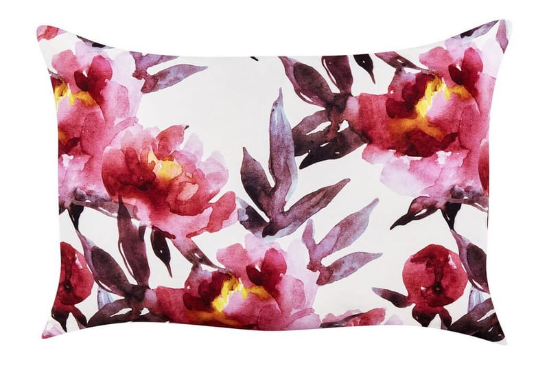 TREPUZZI Utomhuskudde 42x60 cm 2 st Vit/Rosa - Textilier & mattor - Kuddar & plädar - Utomhuskudde