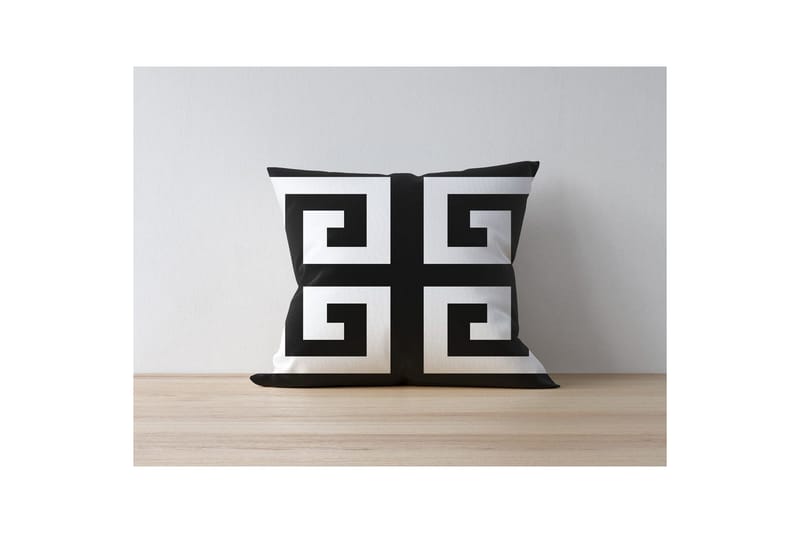 Tyrell Prydnadskudde 43x43 cm - Svart/Vit - Textilier & mattor - Kuddar & plädar