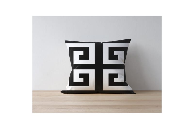 Tyrell Prydnadskudde 43x43 cm - Svart/Vit - Textilier & mattor - Kuddar & plädar