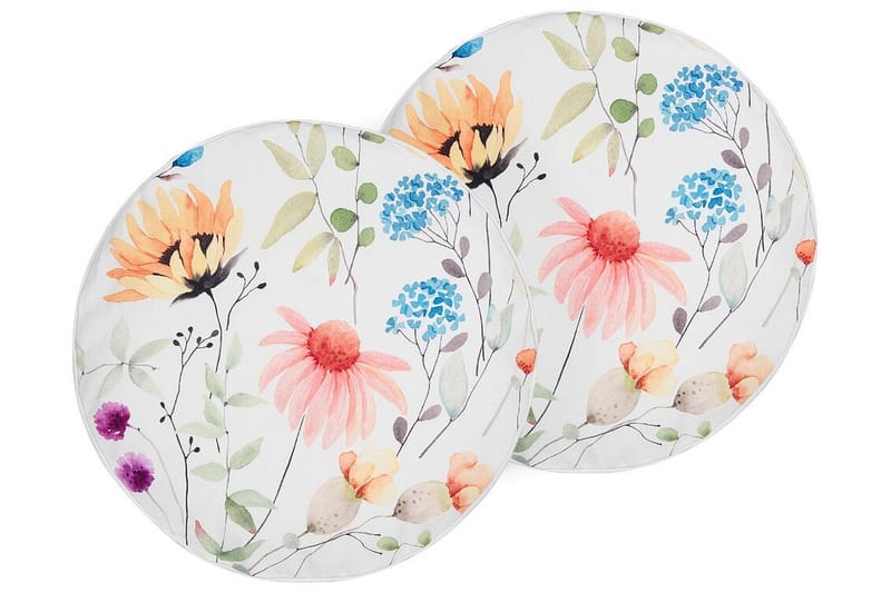 UNITY Utomhuskudde 40 cm Rund Vit - Textilier & mattor - Kuddar & plädar - Utomhuskudde