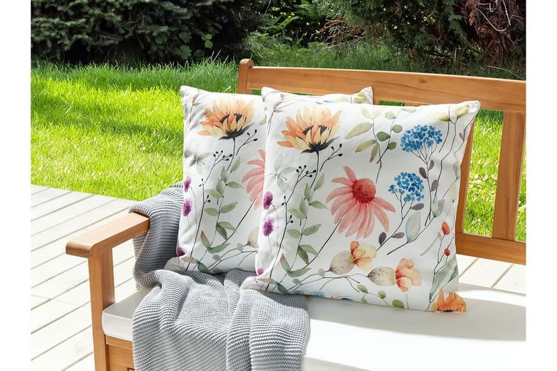 UNITY Utomhuskudde 45x45 cm Vit - Textilier & mattor - Kuddar & plädar - Utomhuskudde