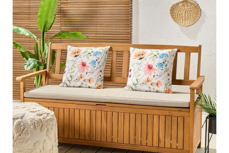 UNITY Utomhuskudde 45x45 cm Vit - Textilier & mattor - Kuddar & plädar - Utomhuskudde