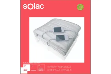Värmemadrass Solac Norway+ 120W - Textilier & mattor - Kuddar & plädar - Filtar & plädar