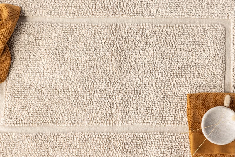 William Badrumsmatta 60x90 cm - Beige - Textilier & mattor - Mattor - Badrumsmattor