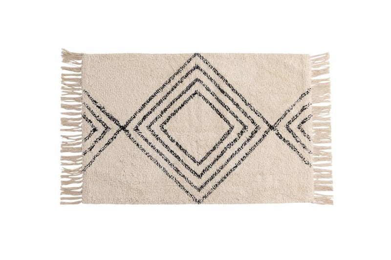 Love Badrumsmatta 50x80 cm, Vit