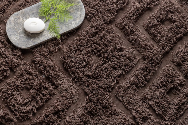 Hilma Badrumsmatta 50x80 cm - Guld - Textilier & mattor - Mattor - Badrumsmattor