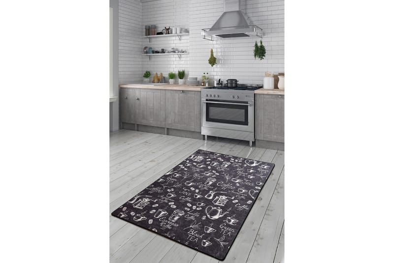 ACINDINO Matta 160x230 cm Svart/Sammet - Textilier & mattor - Mattor