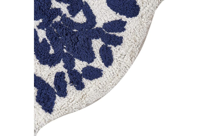 Badrumsmatta Canbar - Blå, Vit - Textilier & mattor - Mattor - Badrumsmattor