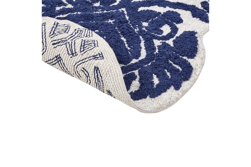 Badrumsmatta Canbar - Blå, Vit - Textilier & mattor - Mattor - Badrumsmattor