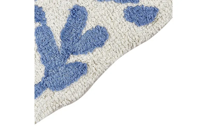 Badrumsmatta Derik - Blå, Vit - Textilier & mattor - Mattor - Badrumsmattor
