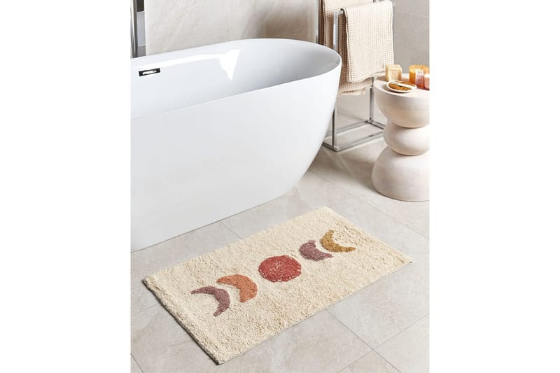 Badrumsmatta Esme - Beige, orange, gul, röd - Textilier & mattor - Mattor - Badrumsmattor