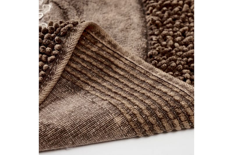 Badrumsmatta Parmood Badrumsmatta 60x100 cm Rektangulär Brun - Textilier & mattor - Mattor - Badrumsmattor