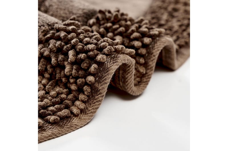 Badrumsmatta Parmood Badrumsmatta 60x100 cm Rektangulär Brun - Textilier & mattor - Mattor - Badrumsmattor