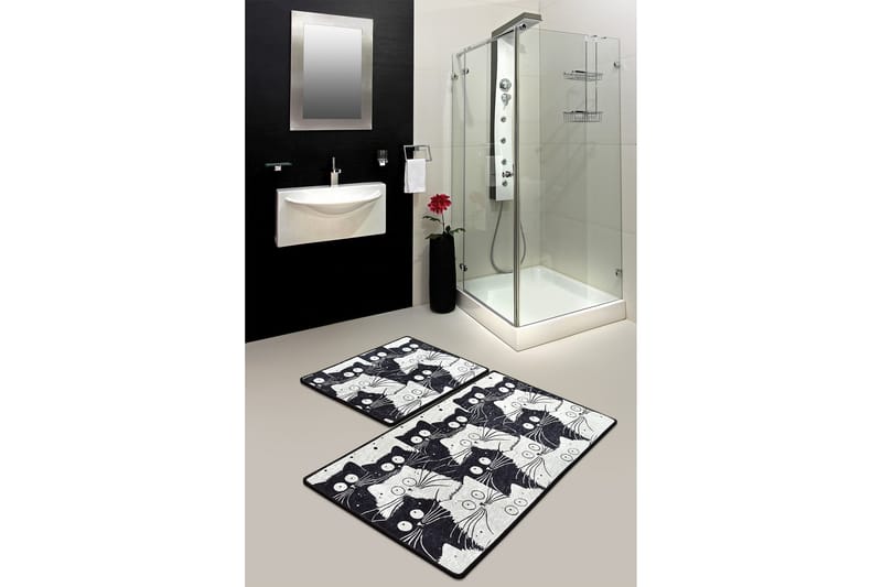 BREAGE Badrumsmatta 2-pack Flerfärgad - Textilier & mattor - Mattor - Badrumsmattor