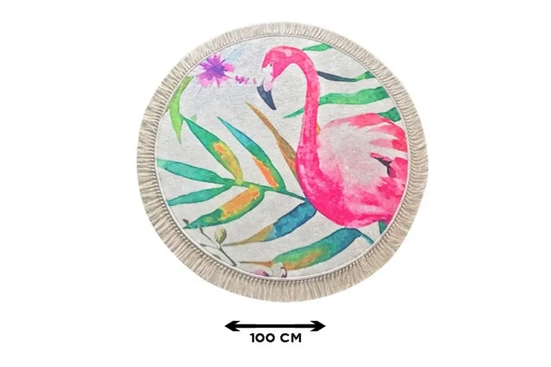Chilai Home Badmatta 100 Rund - Multi - Textilier & mattor - Mattor - Badrumsmattor