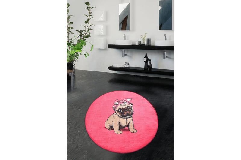 Chilai Home Badmatta 100 Rund - Multi - Textilier & mattor - Mattor - Badrumsmattor