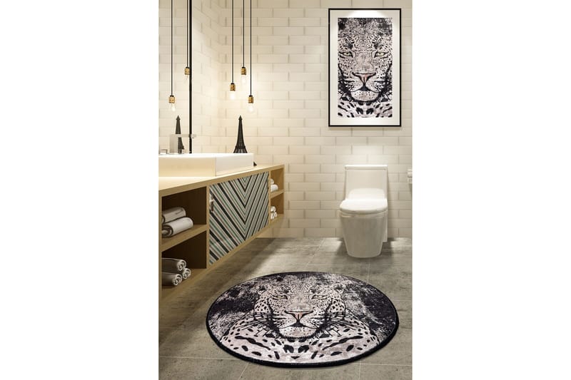 Chilai Home Badmatta 100 Rund - Multi - Textilier & mattor - Mattor - Badrumsmattor