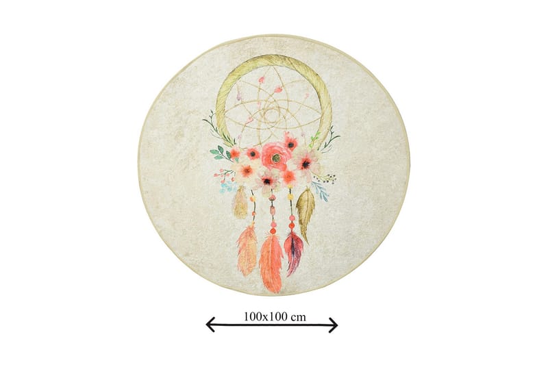 Chilai Home Badmatta 100 Rund - Multi - Textilier & mattor - Mattor - Badrumsmattor