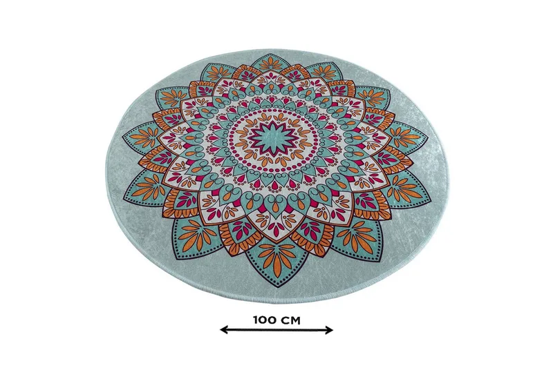 Chilai Home Badmatta 100 Rund - Multi - Textilier & mattor - Mattor - Badrumsmattor