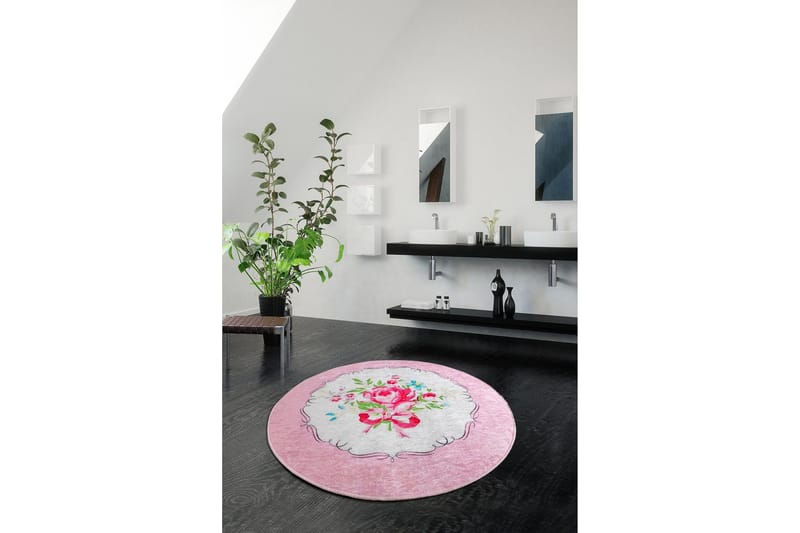 Chilai Home Badmatta 100 Rund - Multi - Textilier & mattor - Mattor - Badrumsmattor