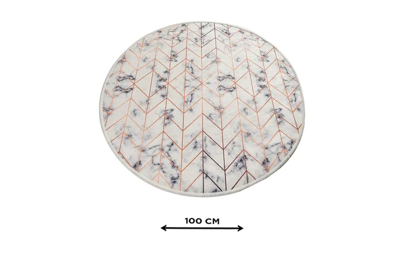 Chilai Home Badmatta 100 Rund - Multi - Textilier & mattor - Mattor - Badrumsmattor