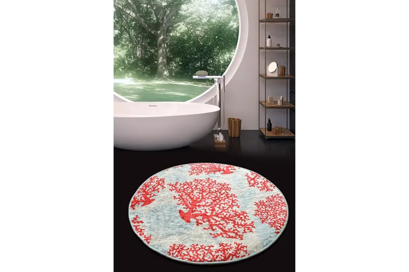 Chilai Home Badmatta 100 Rund - Multi - Textilier & mattor - Mattor - Badrumsmattor