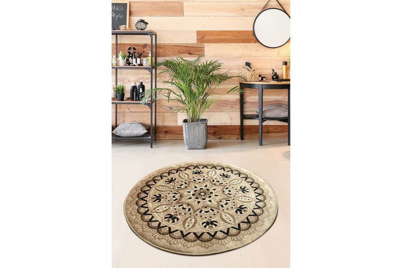 Chilai Home Badmatta 100 Rund - Multi - Textilier & mattor - Mattor - Badrumsmattor