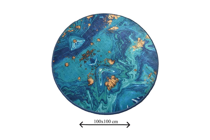 Chilai Home Badmatta 100 Rund - Multi - Textilier & mattor - Mattor - Badrumsmattor