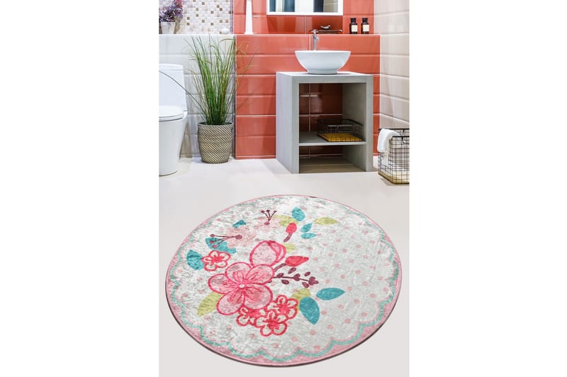 Chilai Home Badmatta 100 Rund - Multi - Textilier & mattor - Mattor - Badrumsmattor