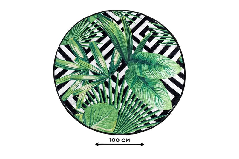 Chilai Home Badmatta 100 Rund - Multi - Textilier & mattor - Mattor - Badrumsmattor