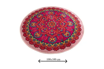Chilai Home Badmatta 100 Rund - Multi - Textilier & mattor - Mattor - Badrumsmattor