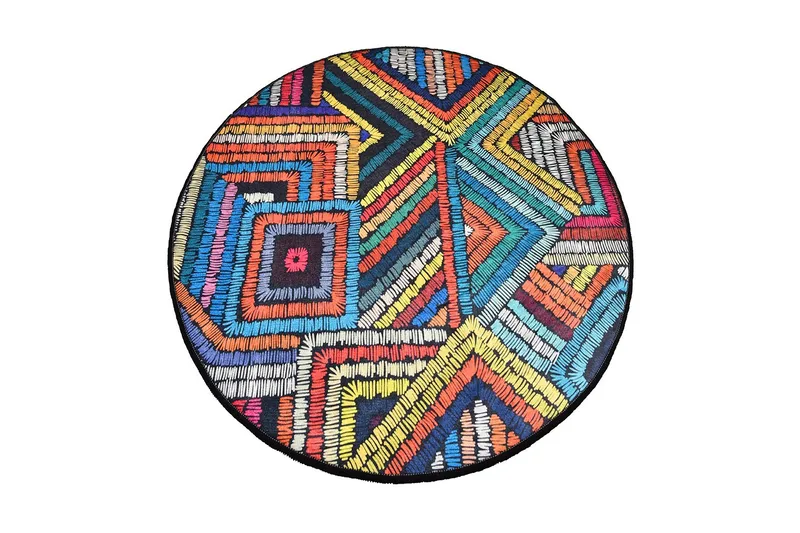 Chilai Home Badmatta 100 Rund - Multi - Textilier & mattor - Mattor - Badrumsmattor