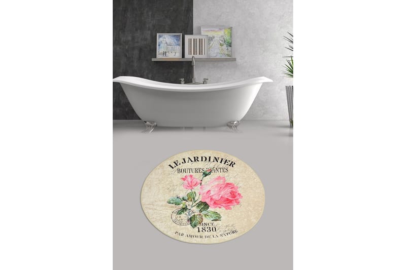 Chilai Home Badmatta 100 Rund - Multi - Textilier & mattor - Mattor - Badrumsmattor