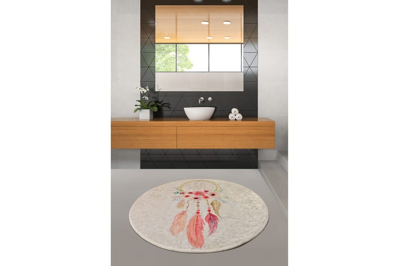 Chilai Home Badmatta 100 Rund - Multi - Textilier & mattor - Mattor - Badrumsmattor