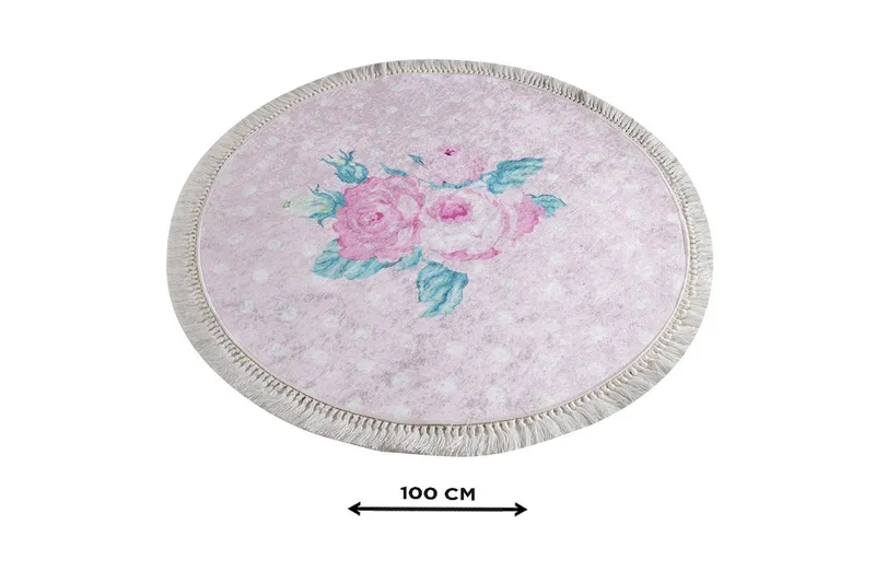 Chilai Home Badmatta 100 Rund - Multi - Textilier & mattor - Mattor - Badrumsmattor