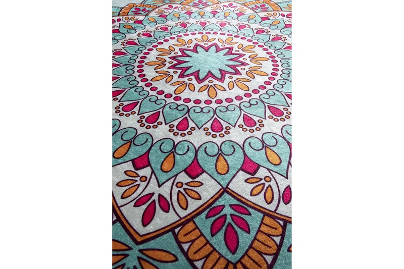 Chilai Home Badmatta 100 Rund - Multi - Textilier & mattor - Mattor - Badrumsmattor