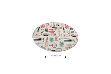 Chilai Home Badmatta 100 Rund - Multi - Textilier & mattor - Mattor - Badrumsmattor