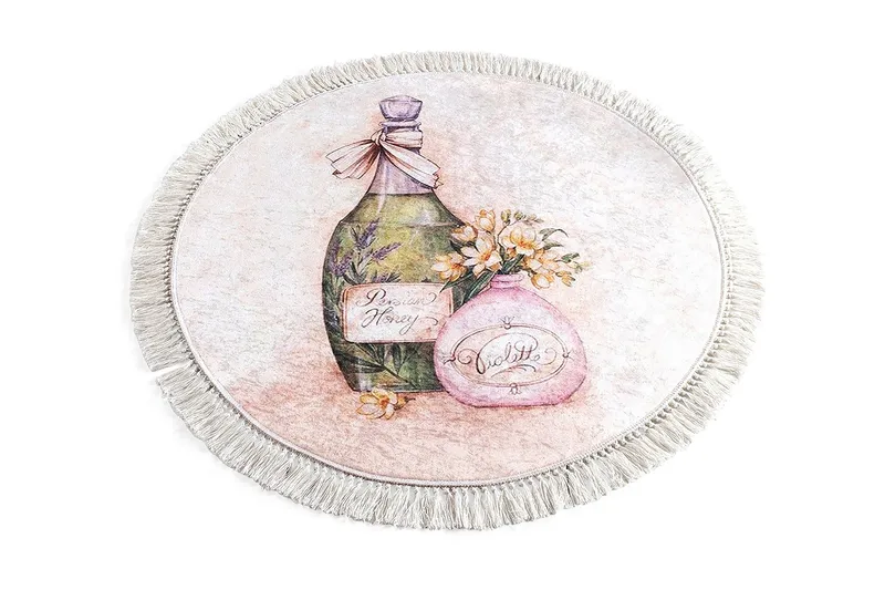 Chilai Home Badmatta 100 Rund - Multi - Textilier & mattor - Mattor - Badrumsmattor