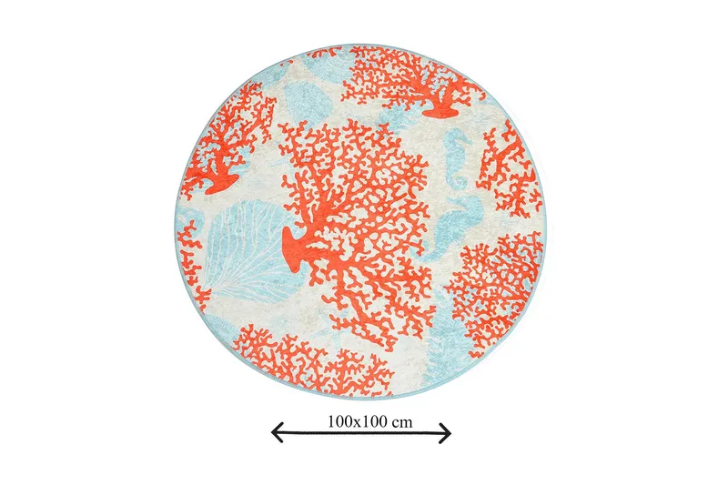 Chilai Home Badmatta 100 Rund - Multi - Textilier & mattor - Mattor - Badrumsmattor