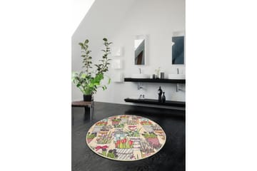 Chilai Home Badmatta 100 Rund - Multi - Textilier & mattor - Mattor - Badrumsmattor