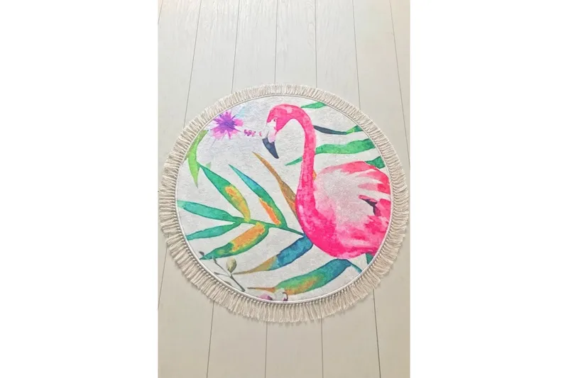 Chilai Home Badmatta 100 Rund - Multi - Textilier & mattor - Mattor - Badrumsmattor