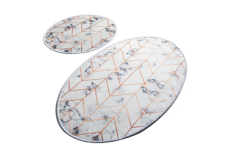 Chilai Home Badmatta Set om 2, Multi