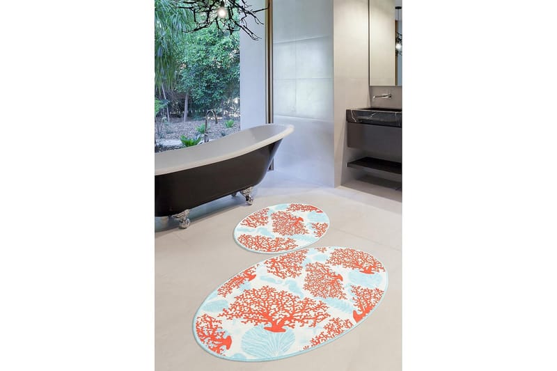 Chilai Home Badmatta Set om 2 - Multi - Textilier & mattor - Mattor - Badrumsmattor