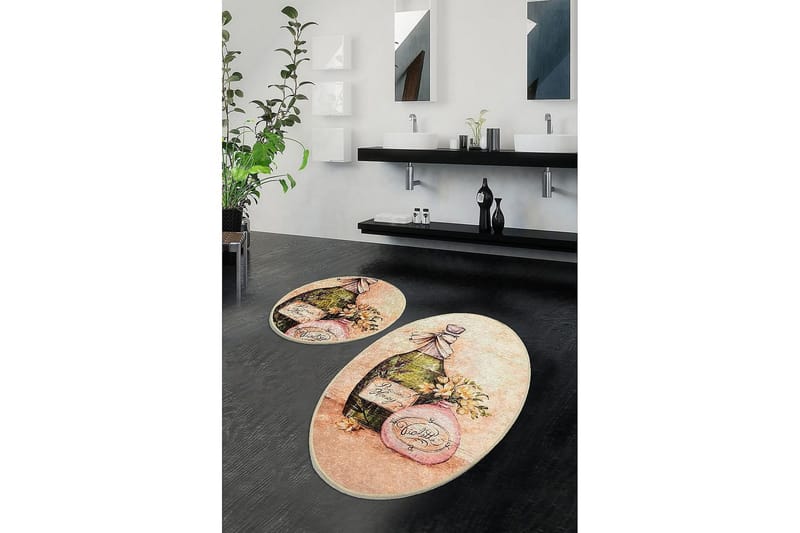 Chilai Home Badmatta Set om 2 - Multi - Textilier & mattor - Mattor - Badrumsmattor