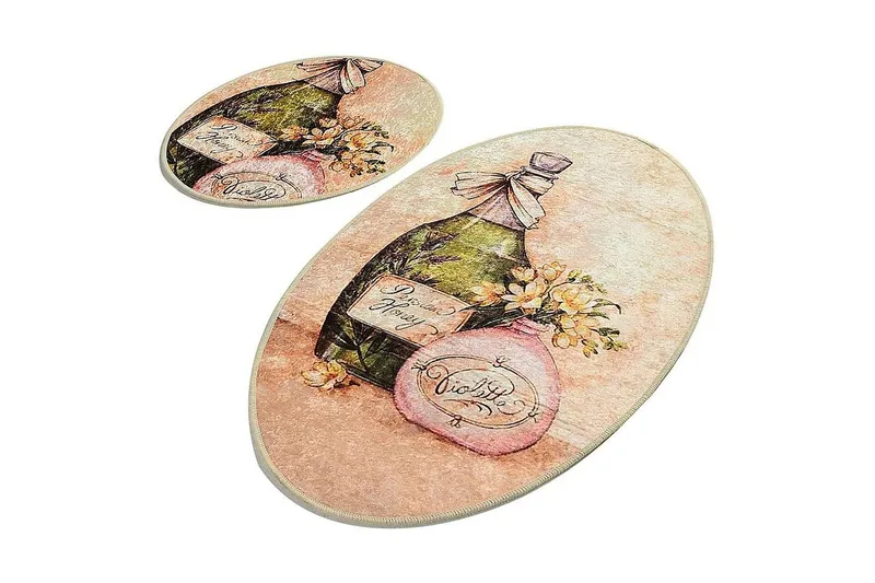 Chilai Home Badmatta Set om 2, Multi